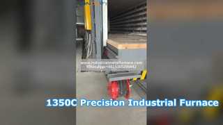 Max 1350°C Ultra-High Temperature Electric Resistance Bogie Hearth Furnace