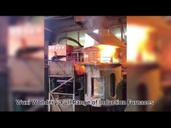 Aluminum Shell Medium Frequency Induction Melting Furnace Max 1900 Degree Celcius