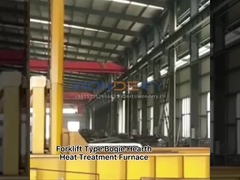 Forklift Type Trolley Steel Car Bottom Furnace , Heat Treatment Oven For Fast Quenching