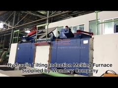 5T 60Mins Melting Steel Shell Industrial Induction Furnace For Steel Melting 3000KW