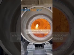 Gas Fired Rotary Industrial Metal Melting Furnace Aluminum Melting Furnace