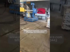 Large mobile aluminum online degassing and refining machine