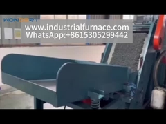 support roller mesh belt furnace for fasteners  auto parts