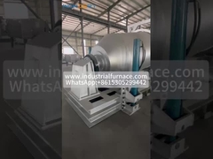 Gas fired 2ton aluminum melting furnace