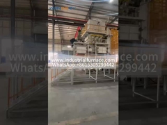 3Ton per hour gas fired continuous aluminum melting furnace