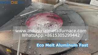 Graphite Crucible Aluminum Melting Furnace with Wood Pellet Biomass Burner – Eco-Friendly