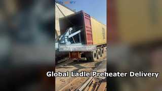 Wondery Gas-fired Ladle Preheaters Shipping: Loading into Container for Global Delivery
