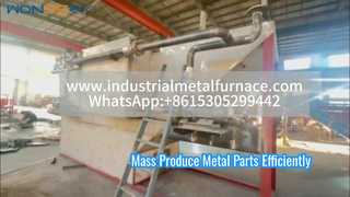 Continuous Electrical Resistance Mesh Belt Heat Treatment Furnace for Metal Parts – Energy-Saving