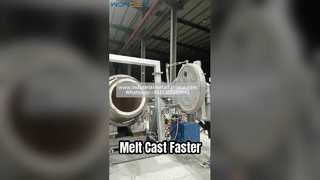 Hydraulic Tilting Gas Aluminum Melting Furnace | Efficient Aluminum Ingot Casting for Metal Foundrie