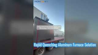 1500kg Aluminum Induction Melting Furnace Shipping | KGPS + Hydraulic Cover + Cooling Tower