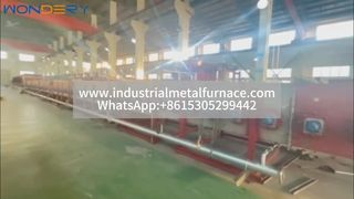 Large Gas-Fired Mesh Belt Furnace – Efficient Heat Treatment for Stainless Steel Tubes