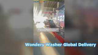 High-Efficiency Industrial Washer: Wondery Continuous Cleaning Line Delivery