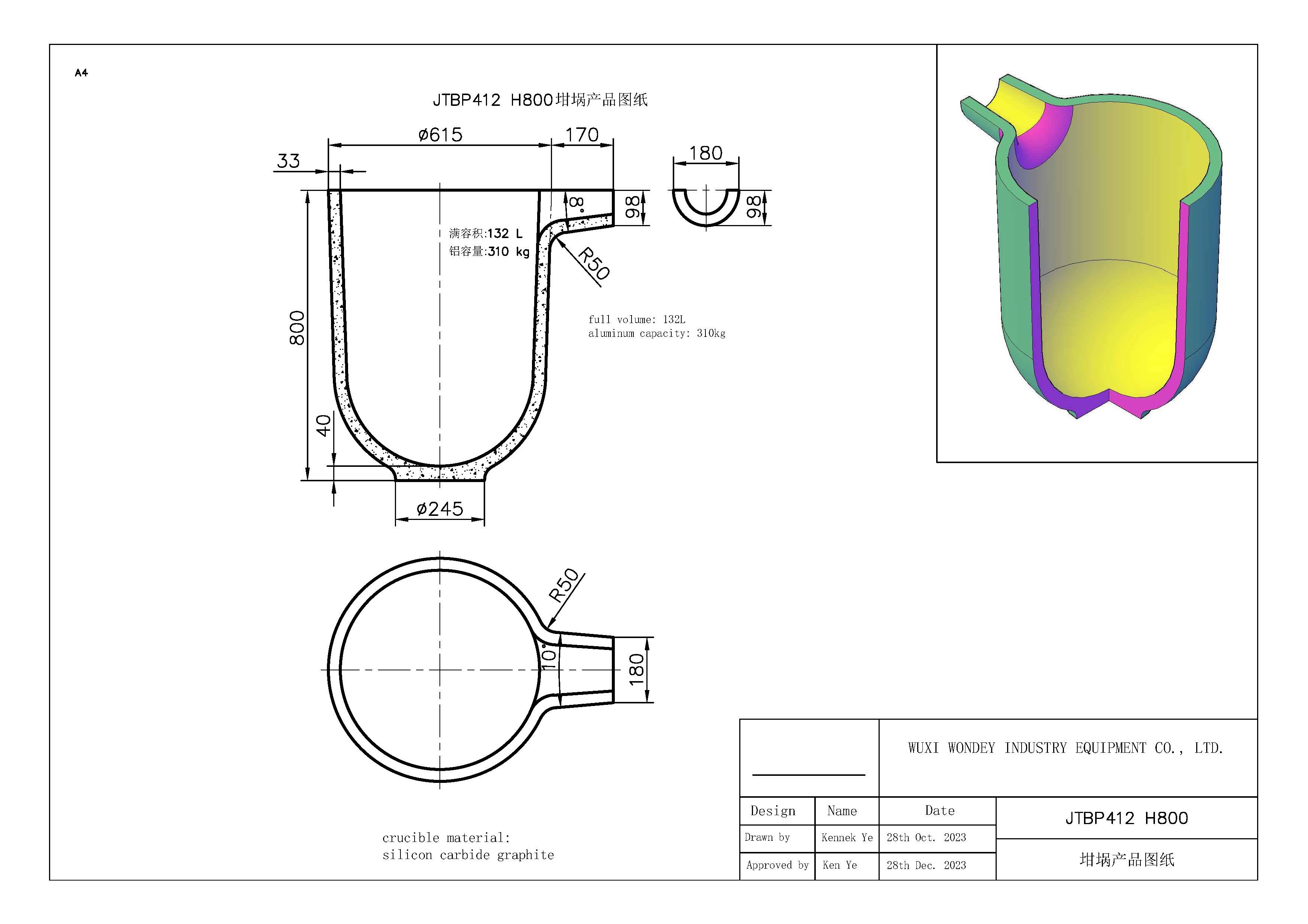 Latest company blogs about Maximize Yield & Efficiency with the 300kg Graphite Crucible for Aluminum Melting