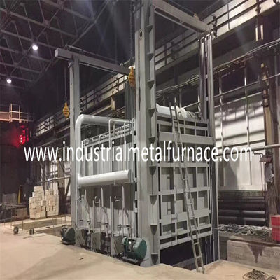 Buy 6X2.5X1.5M 1200 Degree Natural Gas  Heat Treatment Car Bottom Furnace Bogie Type Heat Treatment online manufacture