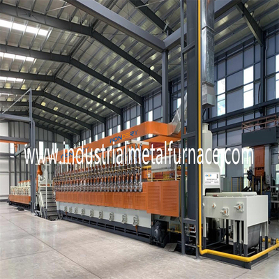 Buy Support Roller Gas Continuous Mesh Belt Furnace Carburizing Tempering For Fasteners online manufacture
