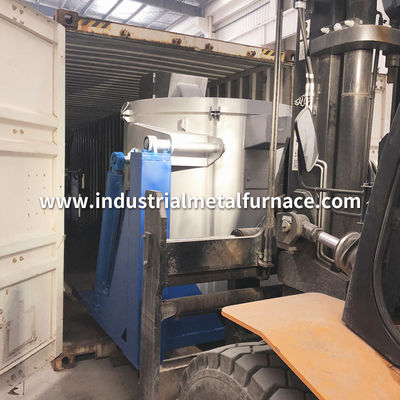 Buy WDL-RGQ-1000 1000kg Diesel Fired Hydraulic Tilting Aluminum Melting Furnace online manufacture