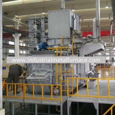 Buy 1000kg/h Natural Gas Aluminum Melting Furnace with 720℃ Temperature online manufacture