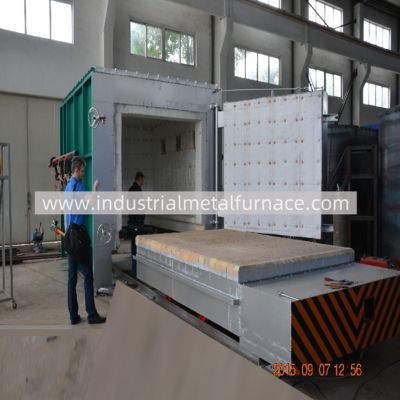 Buy Door Side Opening RT3-150-12 Trolley Type Heat Treatment Furnace for Annealing, Quenching, and Normalizing online manufacture