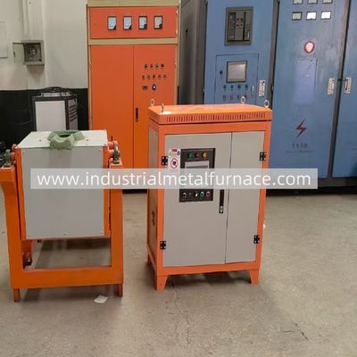 Buy WDL-DM-200: 200KG 80KW IGBT Aluminum Induction Metal Melting Furnace with Hydraulic Tilting System online manufacture