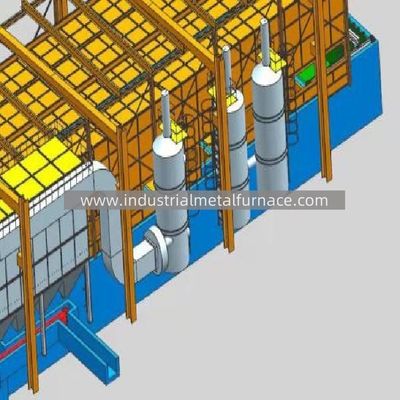 Buy 500KW Zinc Industrial Heat Treat Oven XG 08 Zinc Hot Dip Galvanizing Kettle online manufacture