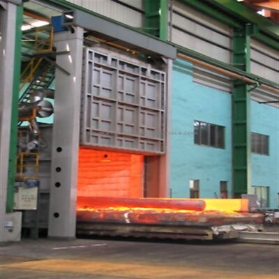 Buy 16*6*6m 60 Tons Gas-Fired Bogie Hearth Furnace with Low-NOx Combustion for Heat Treatment online manufacture
