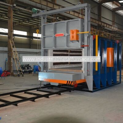 Buy Premium RT3-1300-12 Electric Heating Bogie Hearth Furnace for High-Temperature Metal Heat Treatment online manufacture
