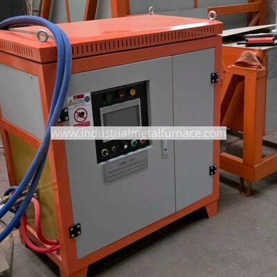 Buy IGBT Medium Frequency Induction Steel Melting Furnace 120KW 150kg Hydraulic Tilting System For Steel & Iron Casting online manufacture