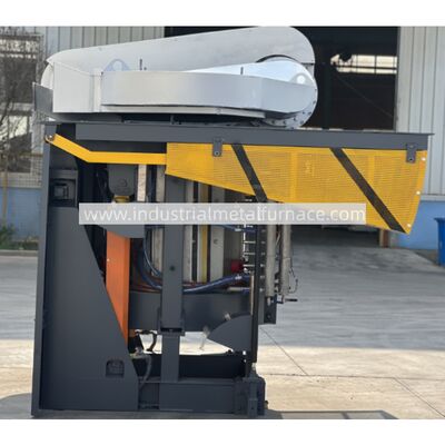 Buy 3T Steel KGPS Induction Melting Furnace with Hydraulic Tilting 2000KW Medium Frequency Melting System online manufacture