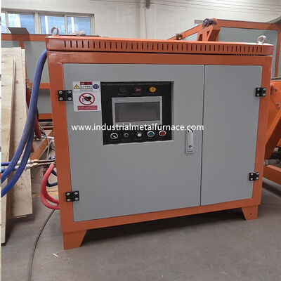 buy 100KG Copper Induction Melting Furnace with 80KW IGBT Power and Hydraulic Tilting for High-Efficiency Metal Processing online manufacture