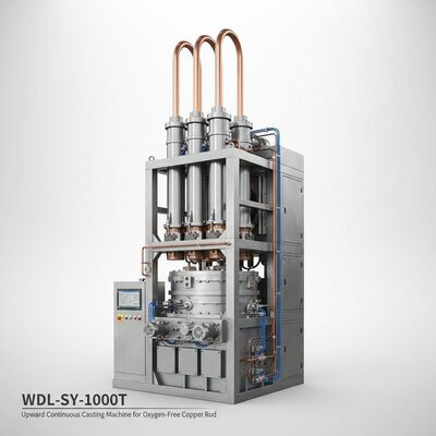 Buy Upward Continuous Casting Machine for Oxygen-Free Copper Rod with φ8 – 16 mm Diameter 1000 Tons Annual Capacity and ±2 mm Liquid Level Tracking Accuracy online manufacture