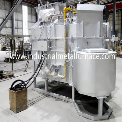 Buy 750kg/H 2 Chamber Industrial Aluminum Melting Furnace Aluminium Die Casting Furnace online manufacture