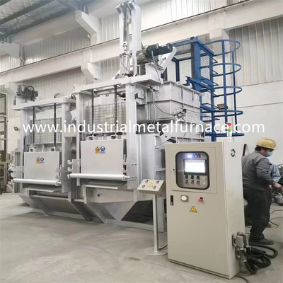 Buy 2000KG/H Continuous Gas Fired Industrial Aluminum Melting Furnace online manufacture