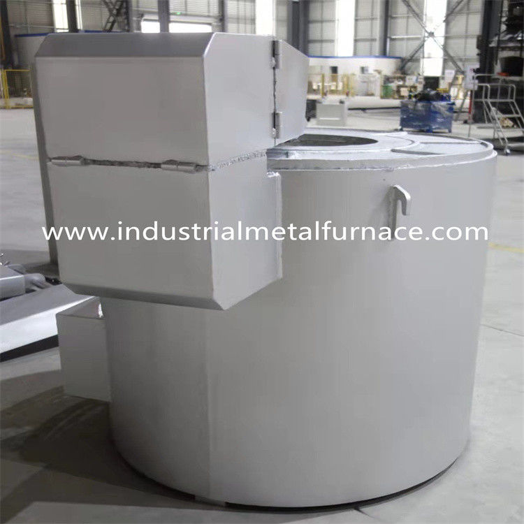 Gas Fired 400kg Zamak Industrial Induction Electric Metal Melting