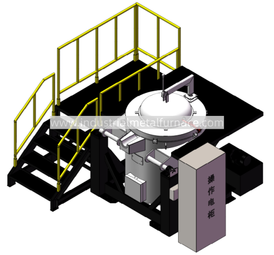 WDL-DGQ-600 Electric Resistance Tellurium Melting Furnace with Hydraulic Tilting System