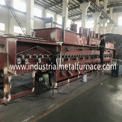 750kg/Hour Continuous Gas Mesh Belt Heat Treatment Furnace For Fasteners Bolts Nuts
