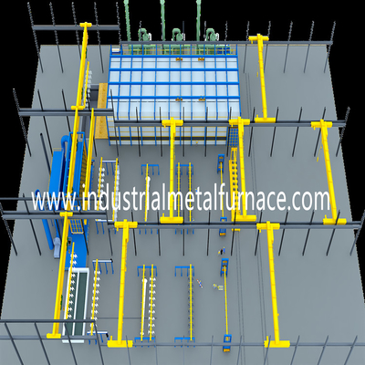 500KW Zinc Industrial Heat Treat Oven XG 08 Zinc Hot Dip Galvanizing Kettle