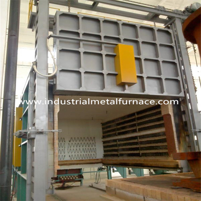 1200 ℃ Stainless Steel Pipe Annealing Heat Treatment Furnace  Bogie Hearth Car Bottom Type