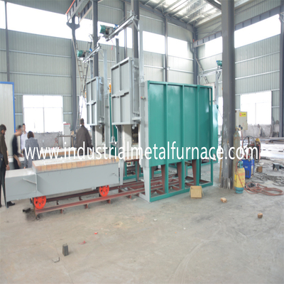 Bogie Hearth Heat Treating Car Bottom Furnaces Equipment Electric 1 Zone 2400×1700×1300mm