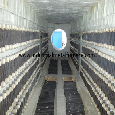 550 Degree Celsius Bogie Hearth Aluminum Wire Annealing Car Bottom Furnace For Aluminum Coils