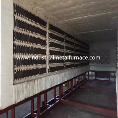 1250℃ Electrical Car Bottom Furnace 3000×1000×1000mm Independent Temperature Control