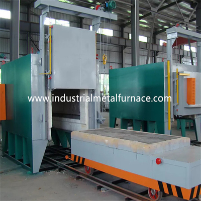 Gas Fired Heat Treatment Bogie Hearth Furnace Car Bottom 2500×1000×800mm