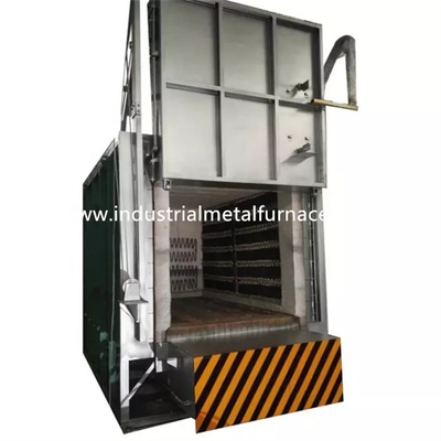 Electric Bogie Hearth Heat Treatment Furnace 1200 Degree Celsius 3500×1600×1600mm