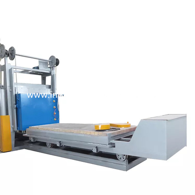 6 * 2.3 *2.4 M Enamel Sintering Electric Bogie Hearth Furnace For Pressure Vessels