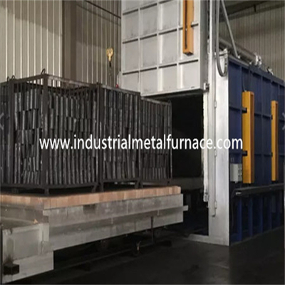 1400℃ Electric Heat Treatment Furnace Car Bottom Furnace For Shafts And Tools 1500×800×800mm