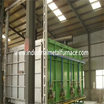 Double Head Trolley Heat Treatment Furnace For Tempering Quenching And Preheating