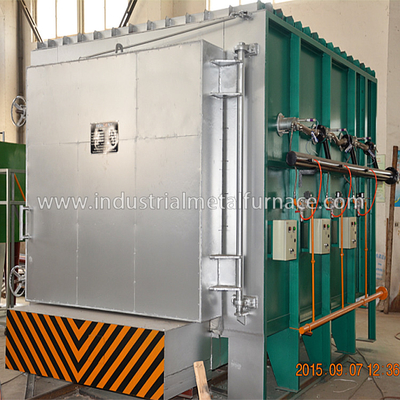 850 Degree Celsius Box Type Electric Heat Treatment Furnace , Car Bottom Furnace for Annealing Treatment