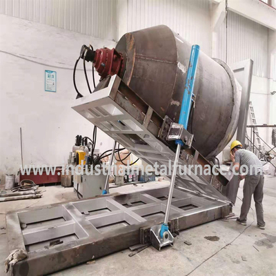Industrial 380V 3P 50HZ Aluminum Melting Furnace For Rotary Casting