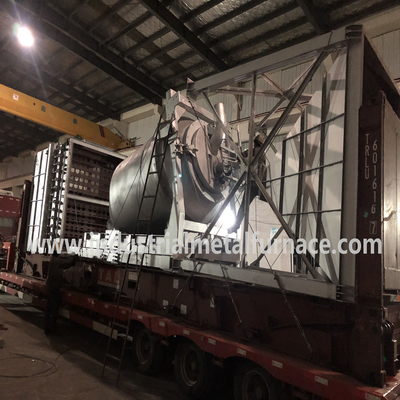 Aluminium Automatic PLC Metal Melting Furnace / Gas Melting Furnace  10-12M Per Min Rotation Speed