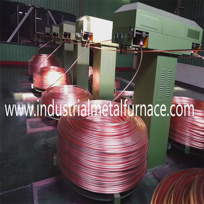 8mm Upward Casting Copper Rod Industrial Induction Furnace