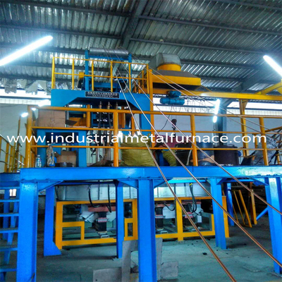 Customized Copper Melting And Casting Furnace For Melting Brass Copper